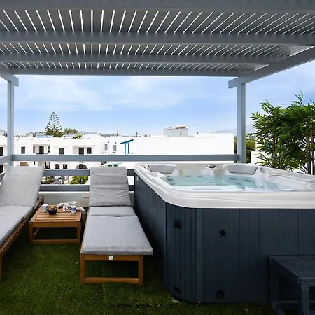 Yara Sea View - 2 Bedrooms With Outdoor Jacuzzi Agia Anna (Naxos)